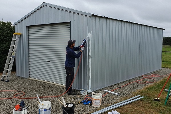 weatherproofing metal garage tips for every season