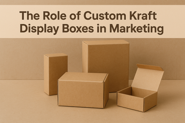 The Role of Custom Kraft Display Boxes in Marketing