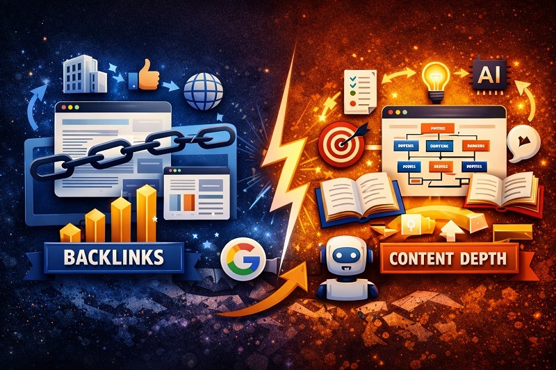 backlinks vs content depth
